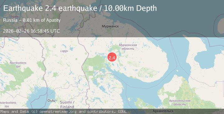 Map of northwestern Russia