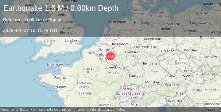 Map of Belgium