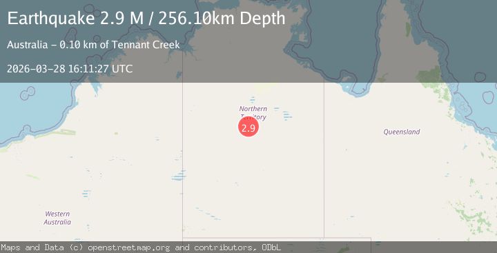 Map of Northern Territory, Australia