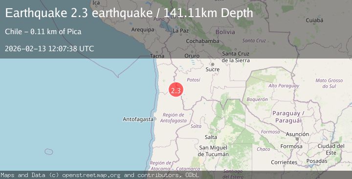 Map of Antofagasta, Chile