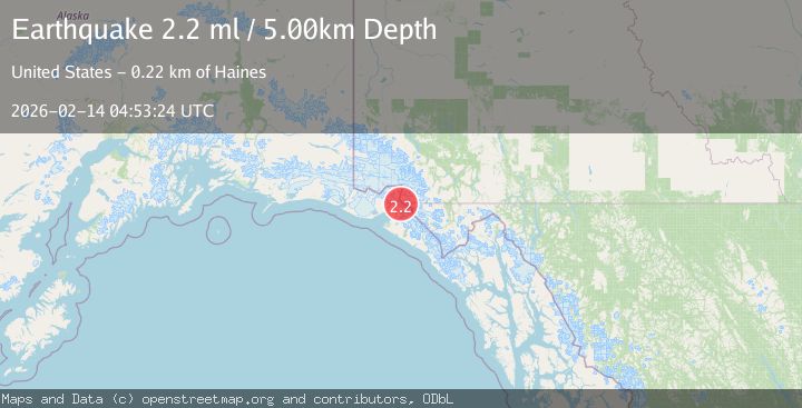 Map of Southeastern Alaska