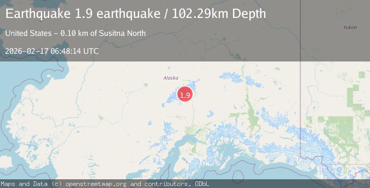 Map of Central Alaska