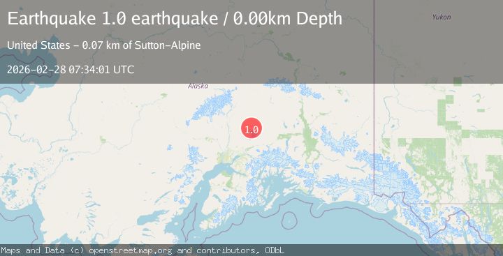 Map of Central Alaska