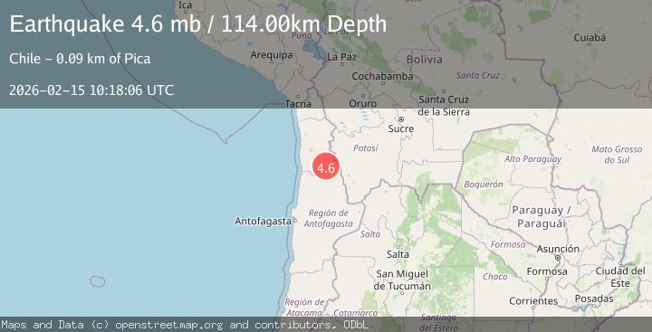 Map of Tarapaca, Chile