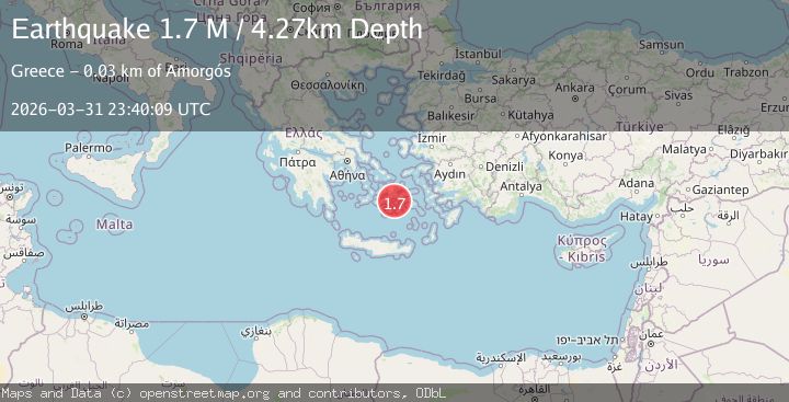 Map of Dodecanese Islands, Greece