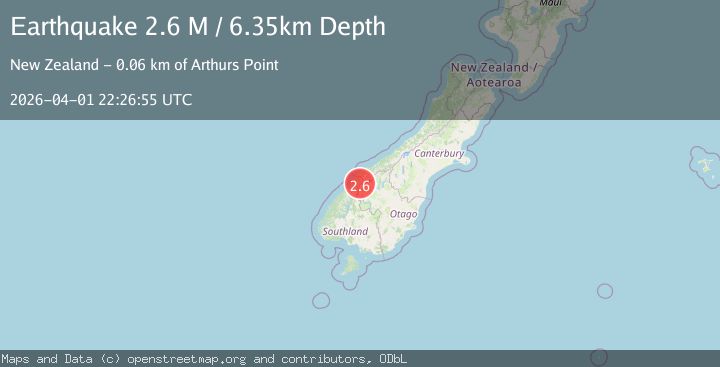 Map of Southland District, New Zealand