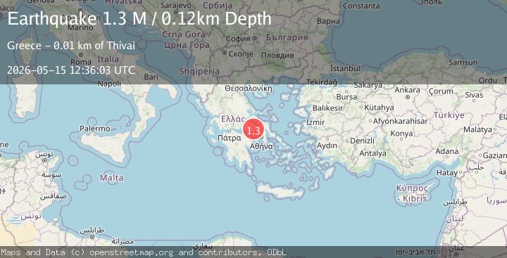 Map of Central Greece