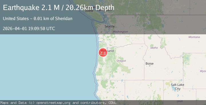 Map of Oregon