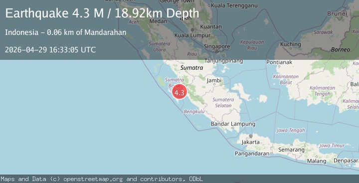 Map of Kepulauan Mentawai region, Indonesia