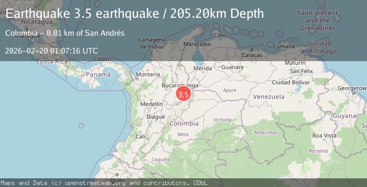 Map of northern Colombia