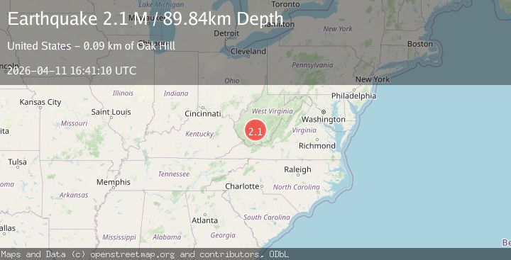 Map of West Virginia