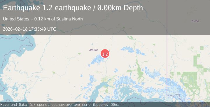 Map of Central Alaska