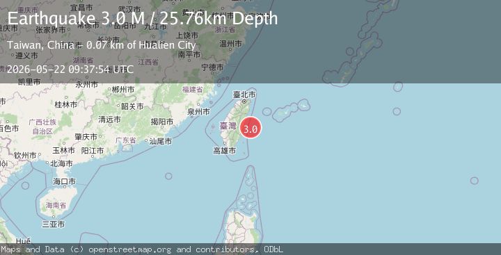 Map of Taiwan