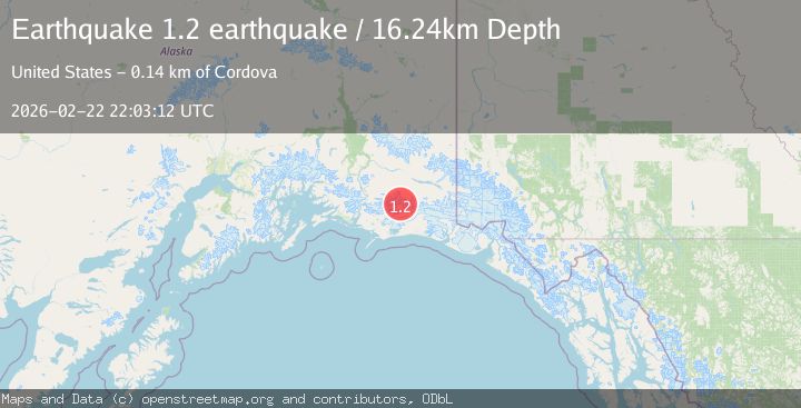 Map of Southern Alaska