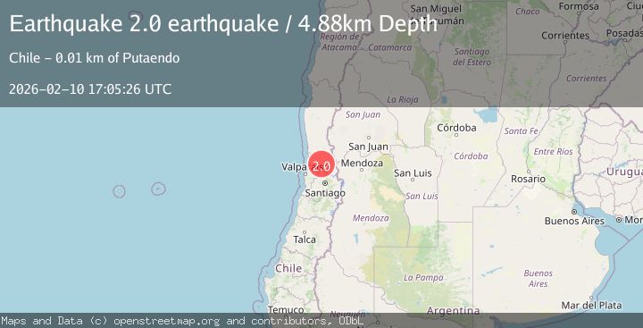 Map of Valparaiso, Chile