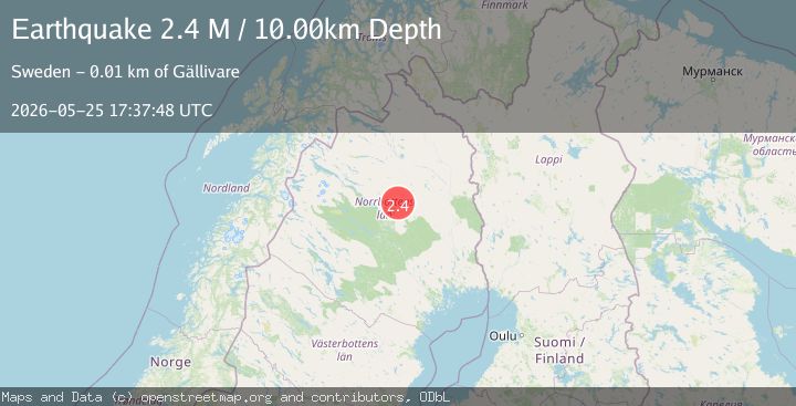 Map of Sweden