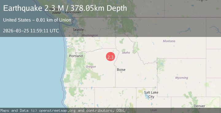 Map of Oregon