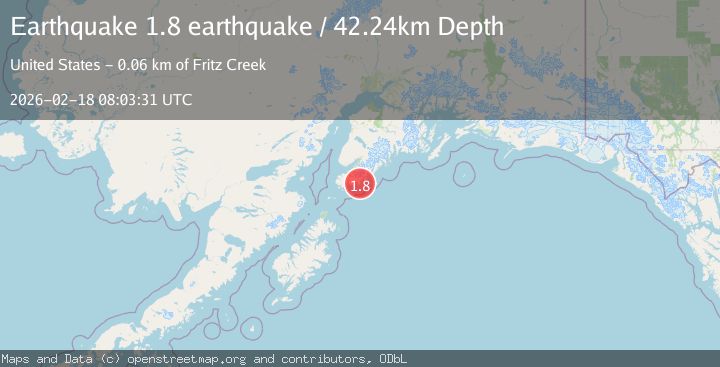 Map of Kenai Peninsula, Alaska