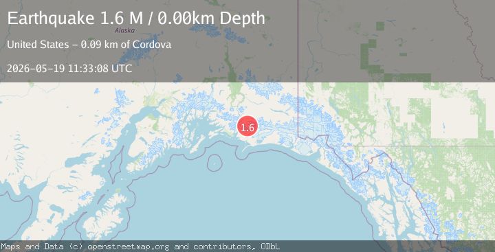 Map of Southern Alaska