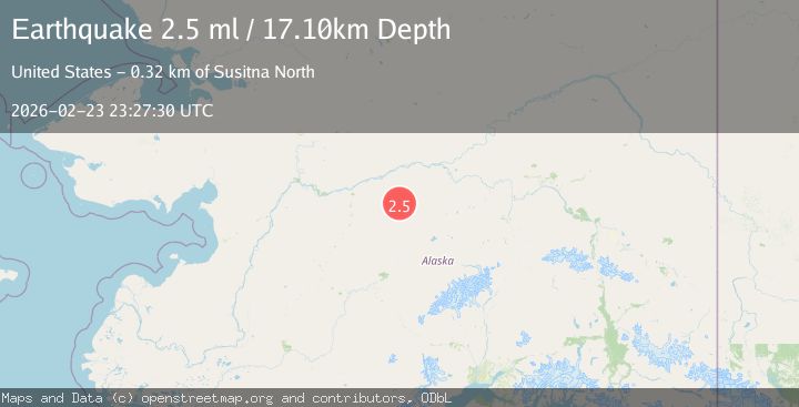 Map of Central Alaska