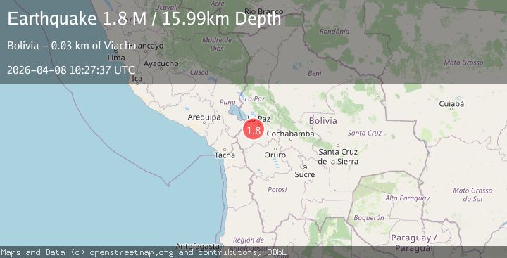 Map of Peru-Bolivia border region