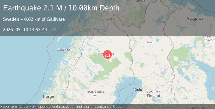 Map of Sweden