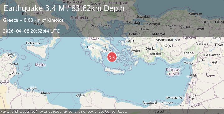 Map of Offshore southern Greece