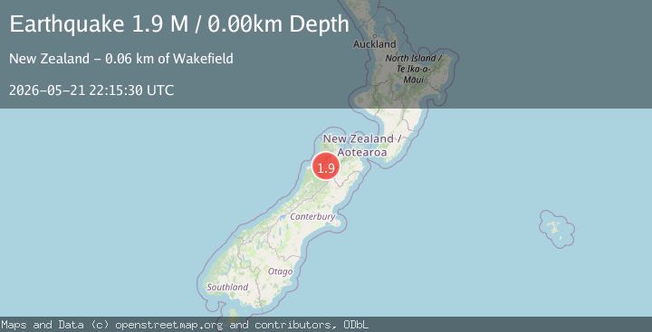 Map of Tasman District, New Zealand