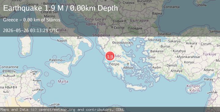 Map of West Greece