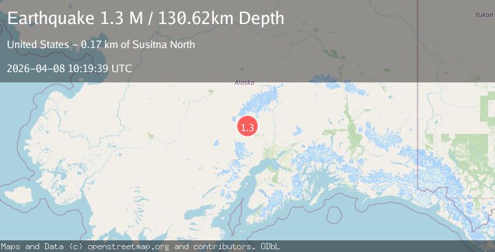 Map of Central Alaska