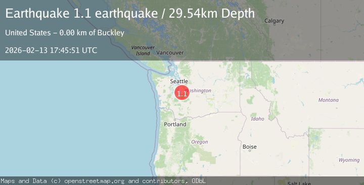 Map of Puget Sound region, Washington