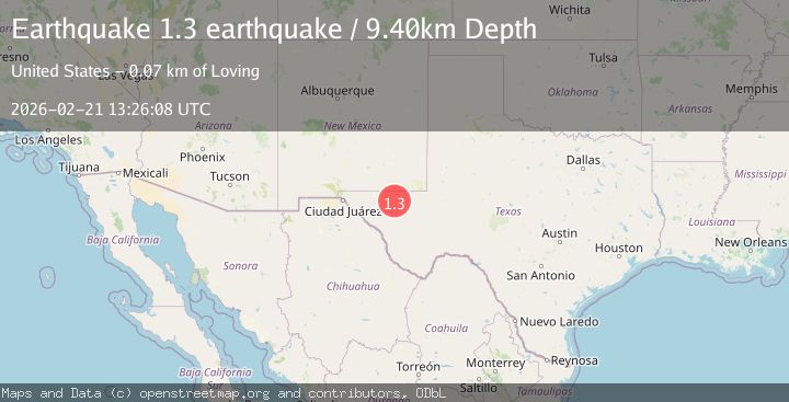Map of western Texas