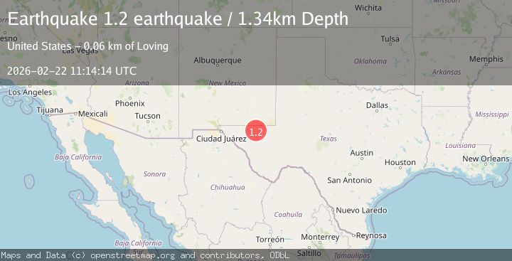 Map of western Texas