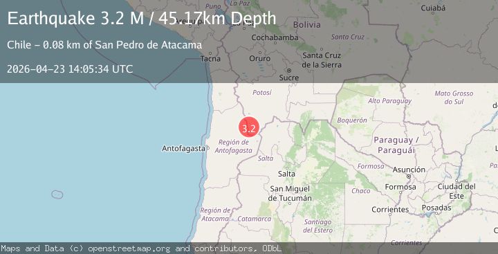 Map of Potosi, Bolivia