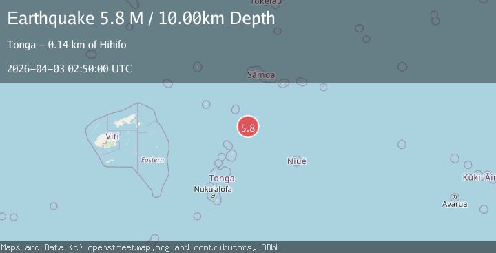 Map of Samoa Islands region