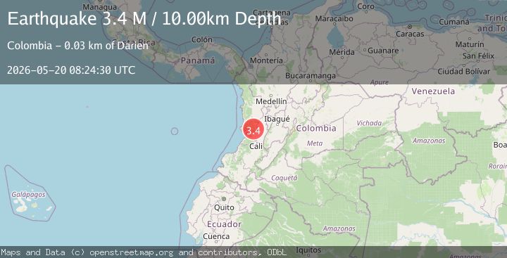 Map of Colombia