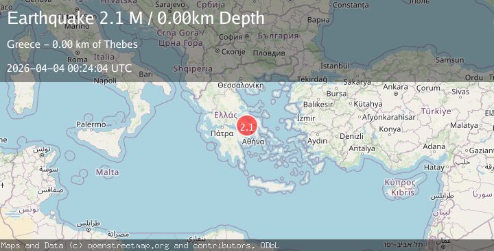 Map of Central Greece