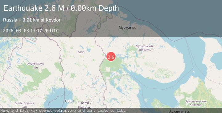Map of northwestern Russia