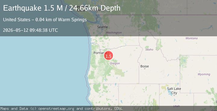 Map of Oregon