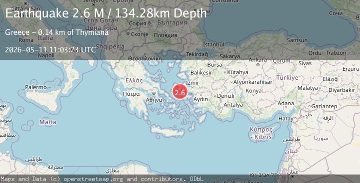 Map of Aegean Sea