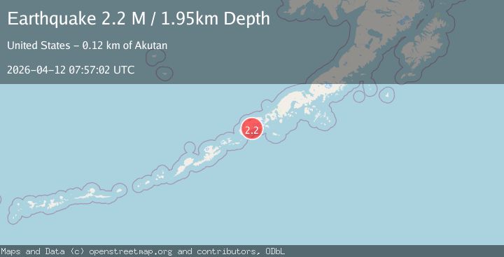 Map of Unimak Island region, Alaska