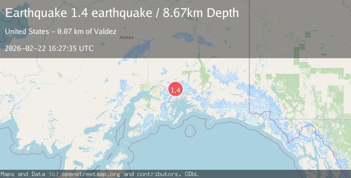 Map of Southern Alaska