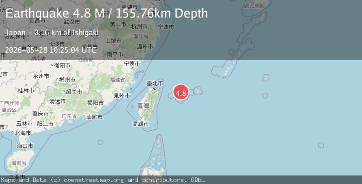 Map of southwestern Ryukyu Islands, Japan