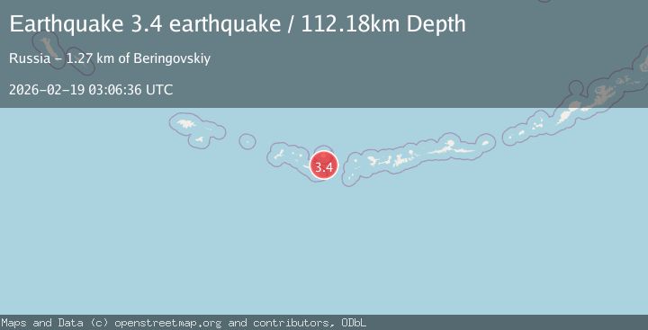 Map of Rat Islands, Aleutian Islands, Alaska