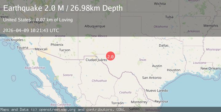 Map of western Texas