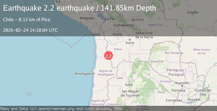 Map of Antofagasta, Chile