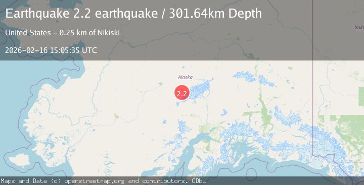 Map of Central Alaska
