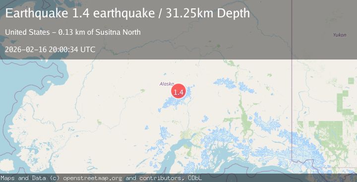Map of Central Alaska