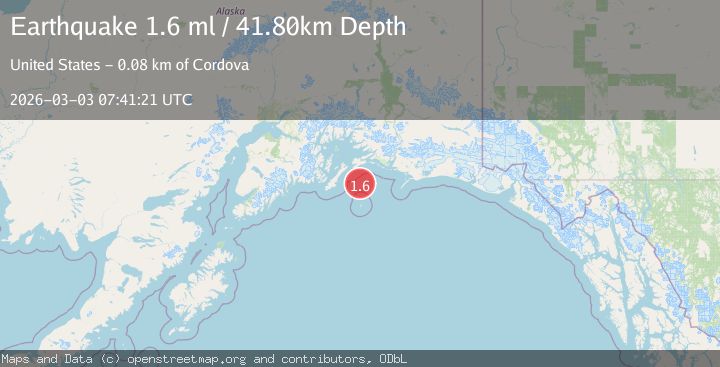 Map of Gulf of Alaska