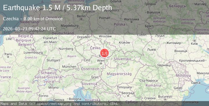 Map of Czech Republic